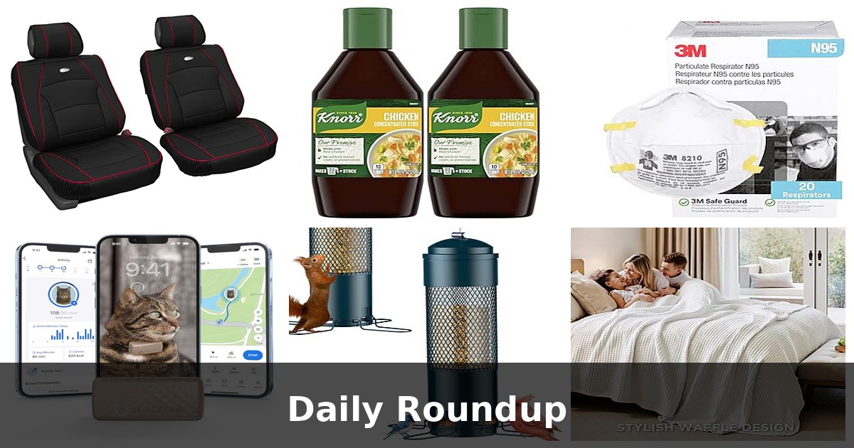 🔥 Amazon Steals Alert! 74% OFF Car Seat Covers & MORE Daily Deals! 💰