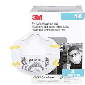 3M 8210 N95 Respirator Masks
