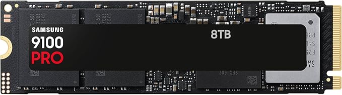 8TB Samsung 9100 PRO PCIe 5.0 M.2 Internal SSD