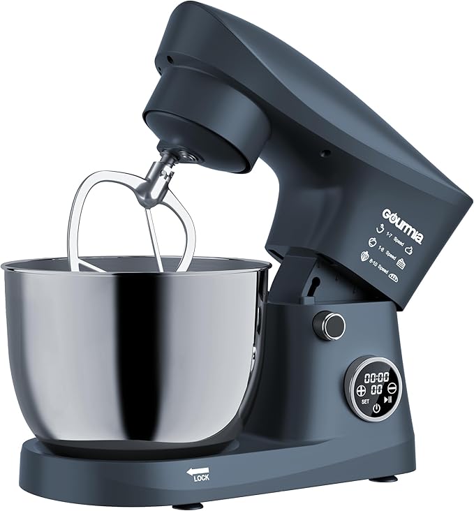 5-Quart Gourmia Digital Electric Stand Mixer w/ Attachments